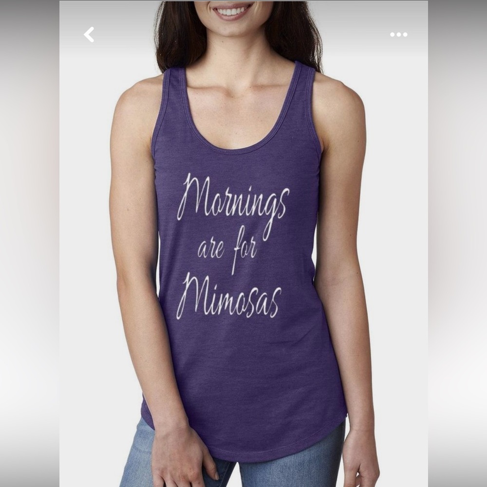 Mornings are for Mimosas Women's Racerback Tank Top